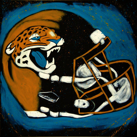 Jaguars Helmet Speed Painting
